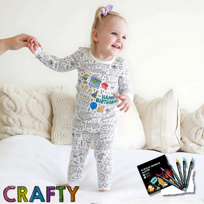 DIY Color Your Own Pajamas for Kids