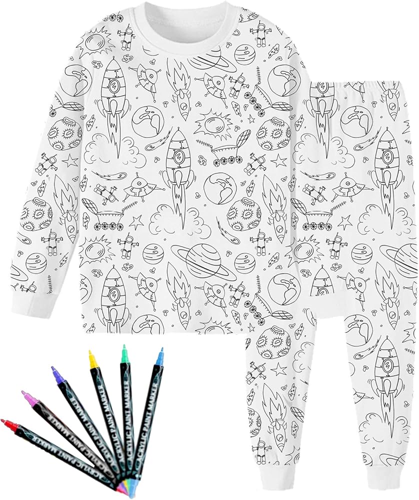 DIY Color Your Own Pajamas for Kids