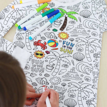 DIY Color Your Own Pajamas for Kids