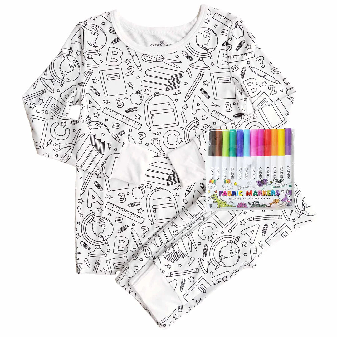 DIY Color Your Own Pajamas for Kids