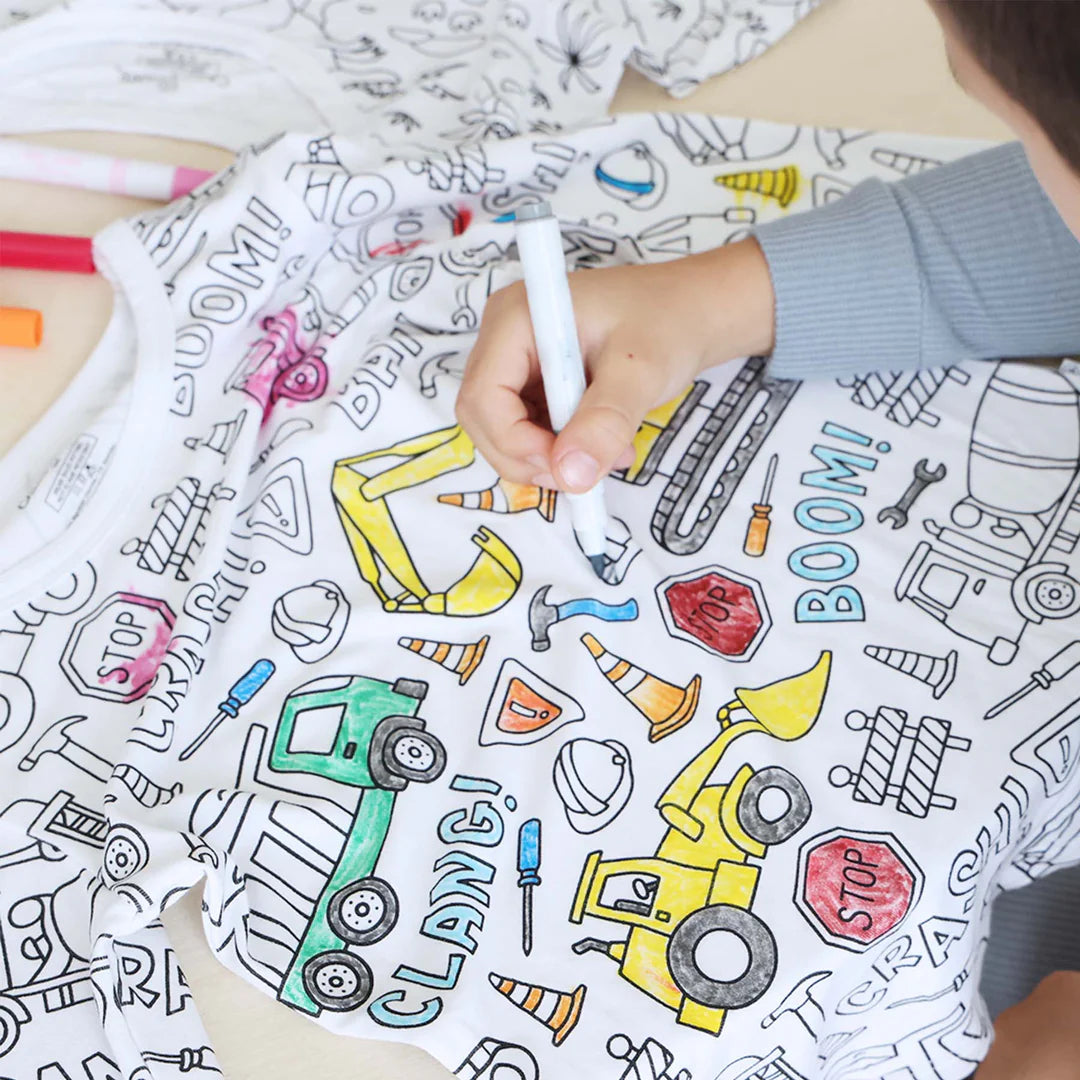 DIY Color Your Own Pajamas for Kids